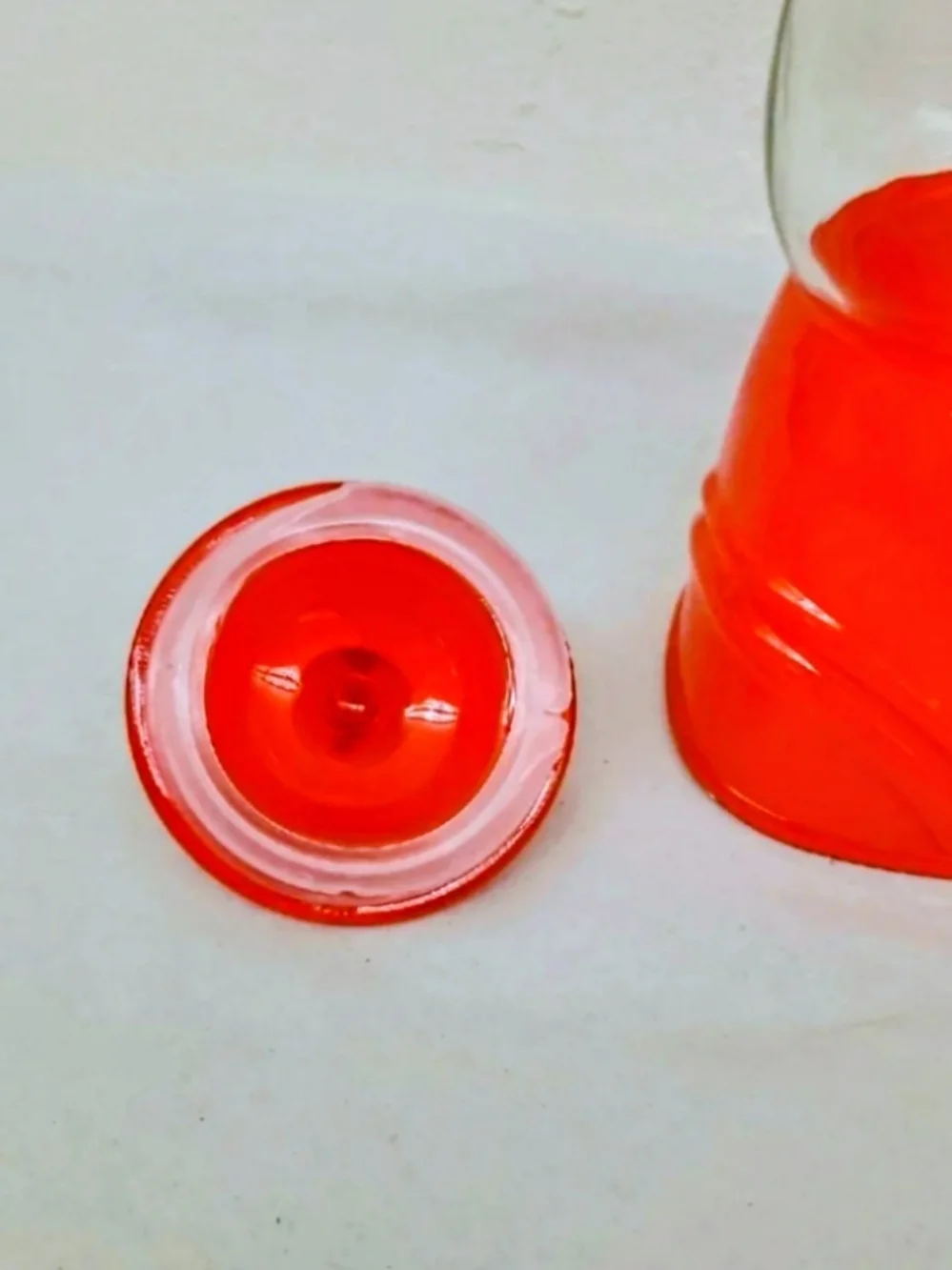 Target Orange Glass Candy Jar with Lid - Home Accents